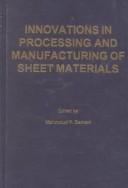 Cover for Innovations in Processing and Manufacturing of Sheet Materials: Proceedings, the Second Global Symposium on Innovations in Materials Processing and Manufacturing