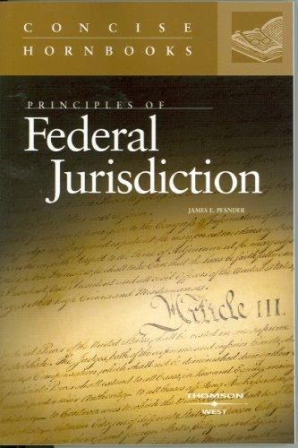 Cover for Principles of Federal Jurisdiction
