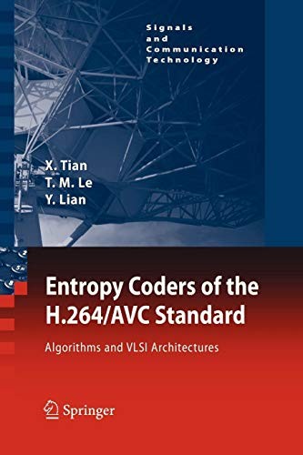 Cover for Entropy Coders of the H.264/AVC Standard