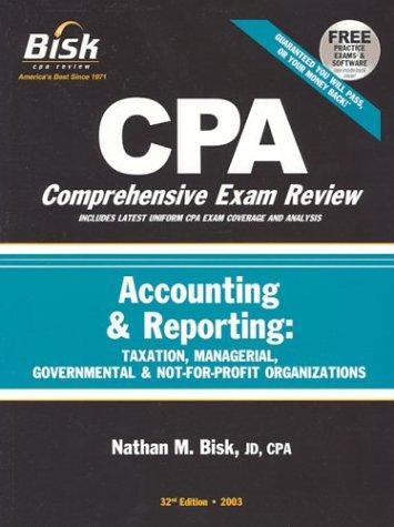 Cover for CPA Comprehensive Exam Review, 2003