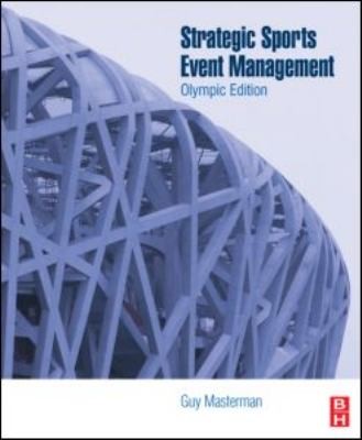 Cover for Strategic Sports Event Management