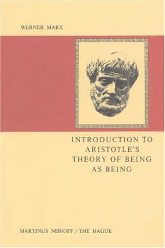 Cover for Introduction to Aristotle's theory of being as being