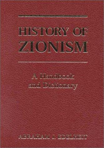 Cover for History of Zionism