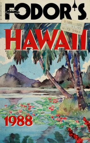 Cover for Fodor's Hawaii, 1988