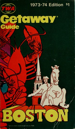 Cover for TWA getaway guide to Boston