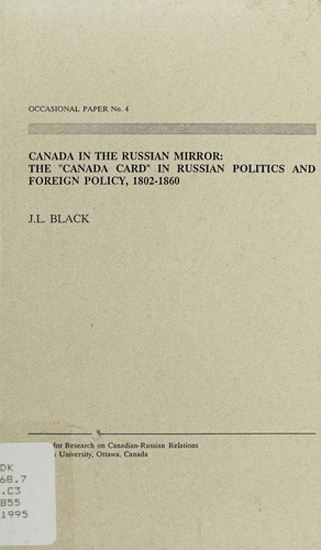 Cover for Canada in the Russian mirror