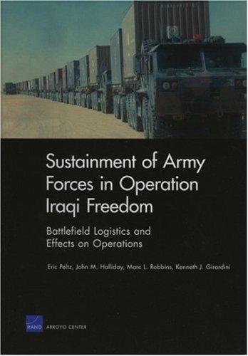 Cover for Sustainment of Army Forces in Operation Iraqi Freedom