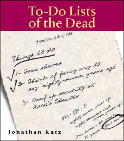 Cover for To-do lists of the dead