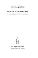 Cover for Incursioni leopardiane