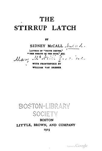 Cover for The stirrup latch