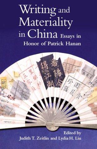 Cover for Writing and Materiality in China