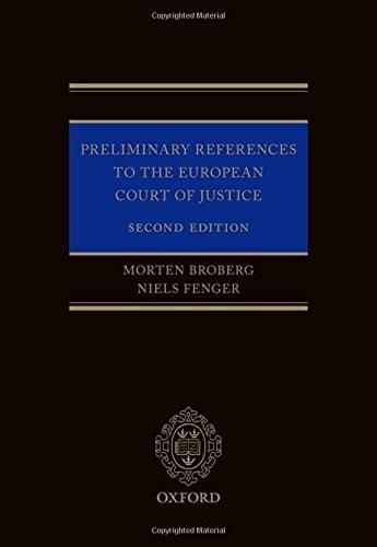 Cover for Preliminary References to the European Court of Justice