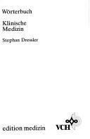 Cover for Dictionary of Clinical Medicine