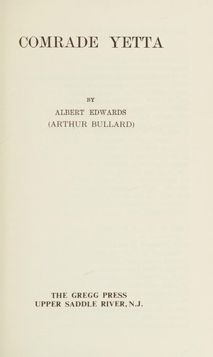 Cover for Comrade Yetta