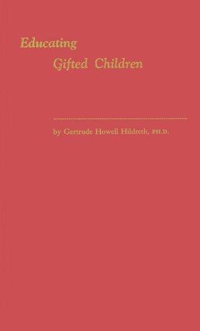 Cover for Educating gifted children at Hunter College Elementary School