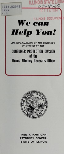 Cover for We can help you!