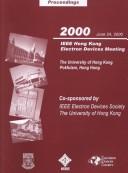 Cover for Proceedings 2000 IEEE Hong Kong Electron Devices Meeting
