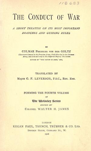 Cover for conduct of war