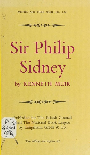 Cover for Sir Philip Sidney