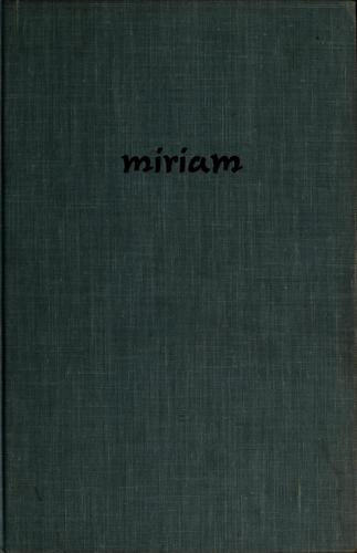 Cover for Miriam