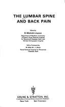 Cover for The Lumbar spine and back pain
