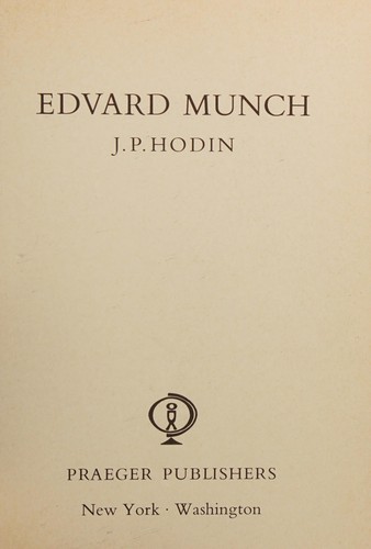 Cover for Edvard Munch