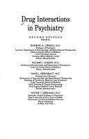 Cover for Drug interactions in psychiatry