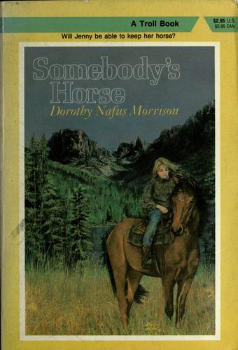 Cover for Somebody's horse