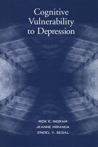 Cover for Cognitive vulnerability to depression.
