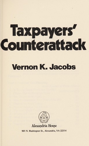 Cover for Taxpayers' counterattack