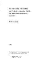 Cover for Relationship Between R & D and Productivity Growth in Canada and Other Countries