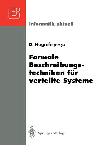 Cover for Formale Beschreibungstechniken für verteilte Systeme