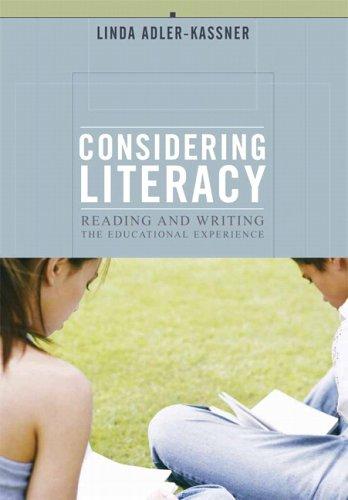 Cover for Considering literacy