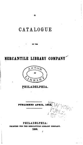 Cover for Catalogue, 1850-56