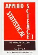 Cover for Applied Statistical Science I