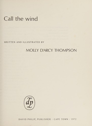 Cover for Call the wind