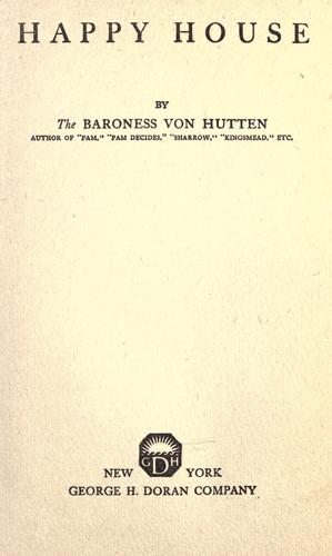 Cover for Happy house
