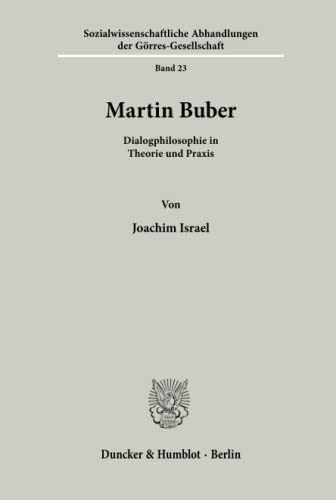 Cover for Martin Buber