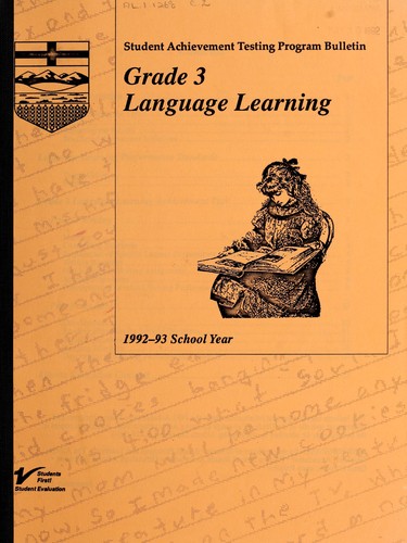 Cover for Student achievement testing program bulletin