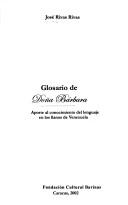 Cover for Glosario de Doña Bárbara