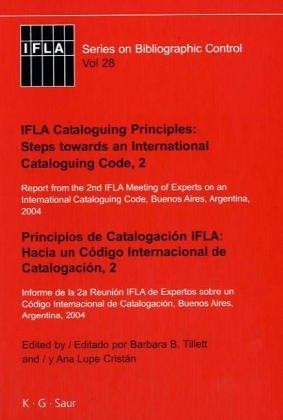 Cover for IFLA Cataloguing Principles