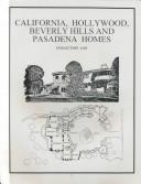 Cover for California, Hollywood, Beverly Hills and Pasadena Homes