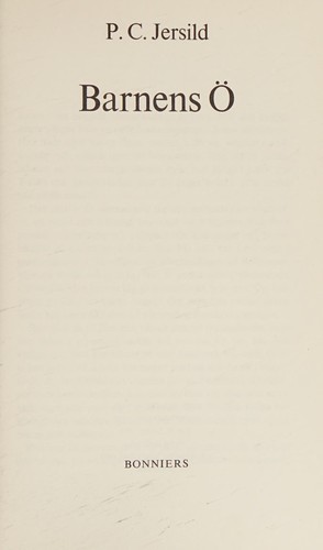 Cover for Barnens ö