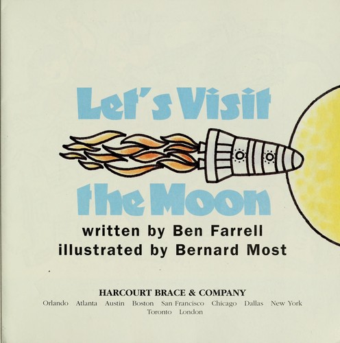 Cover for Let's visit the moon
