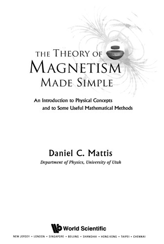 Cover for The theory of magnetism made simple