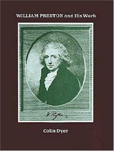Cover for William Preston and his work