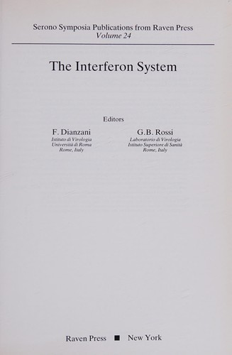 Cover for The Interferon system