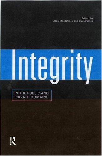 Cover for Integrity in the public and private domains