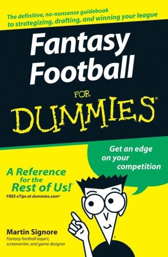 Cover for Fantasy Football For Dummies