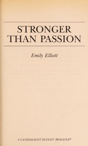 Cover for Stronger Than Passion